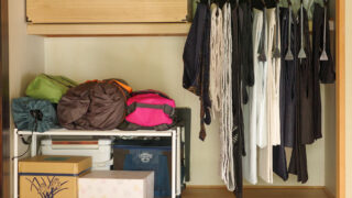 押入れの片づけ、全出し、拭き掃除、着物収納、吊るす収納