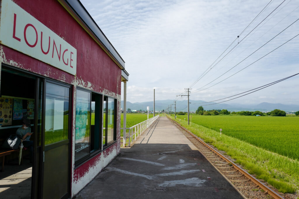 弘南鉄道弘南線　柏農高校前駅