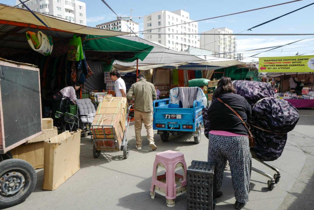 モンゴル7泊8日旅 ウランバートル散策 ナラントール市場