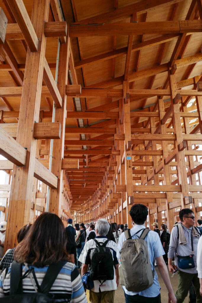 大阪・関西万博2025 ナイトチケット 夢洲駅 東ゲート 大屋根リング