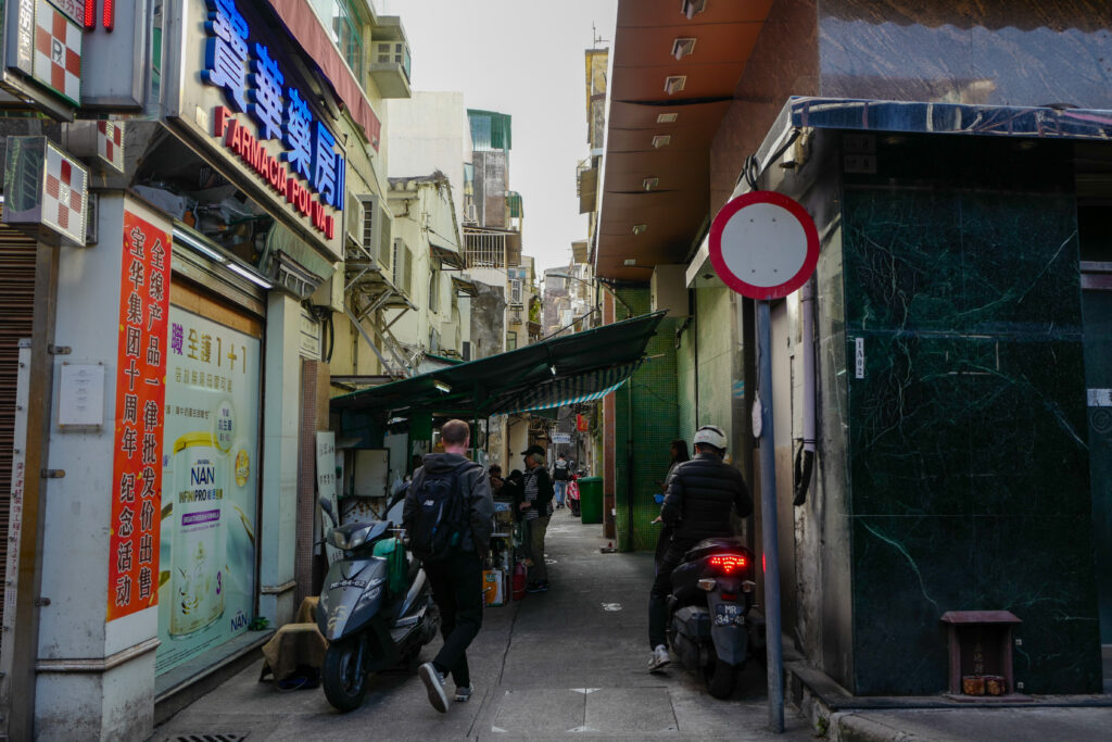 マカオ　福隆新街