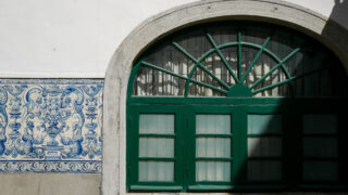 マカオ　セナド広場　市政署　アズレージョ